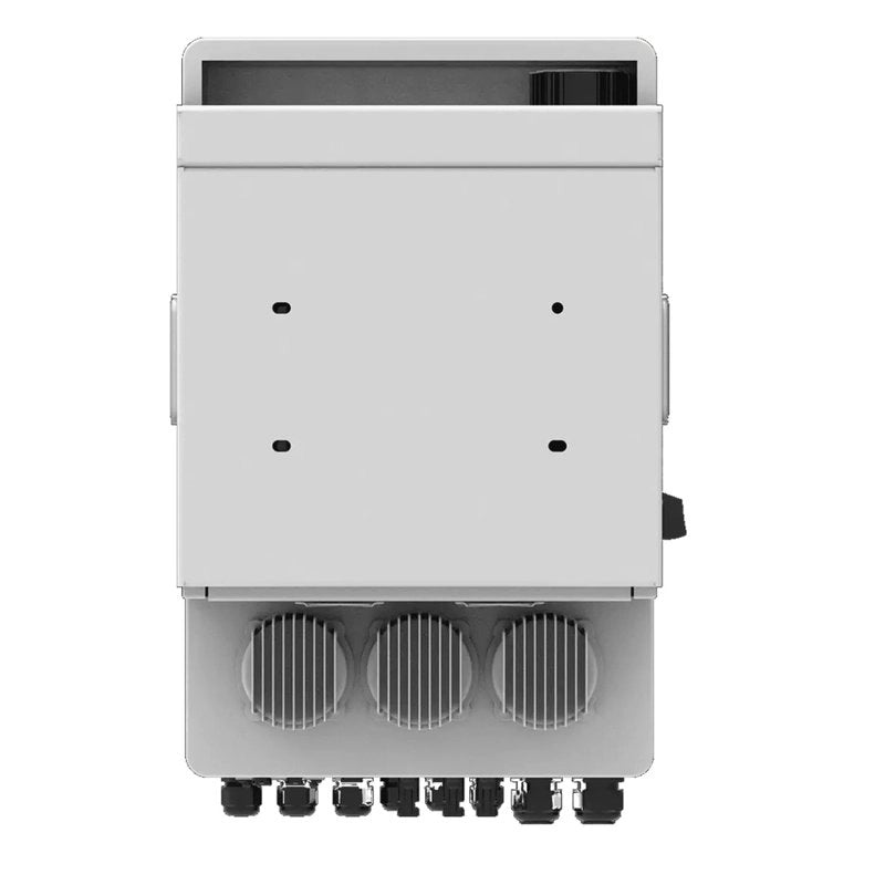 Inverter Fotovoltaico Trifase, Ibrido On-Grid/Off-Grid, Certificato CEI 0-21, Schermo LCD Touch a Colori, Smart Meter Integrato, WiFi e TA Inclusi, Garanzia 10 Anni, IP65 (5KW)