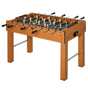 EasyComfort Calcio Balilla Professionale per Adulti e Famiglia, Tavolo Calciobalilla per Adulti, Tavolo da Biliardo Billiardino con 2 Palline, Segnapunti e 22 Giocatori, 122x61x80.7cm