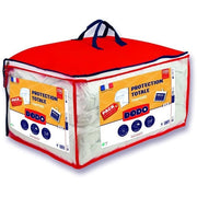 Pacchetto di protezione: piumone 220x240 cm + federa + 1 protezione per cuscini - realizzato in Francia