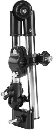 Parasole 360° Reclinabile - Tubo in Acciaio Inossidabile - Per Carrello/Seggiolino - Multifunzionale - Facile da Installare - Sostenibile