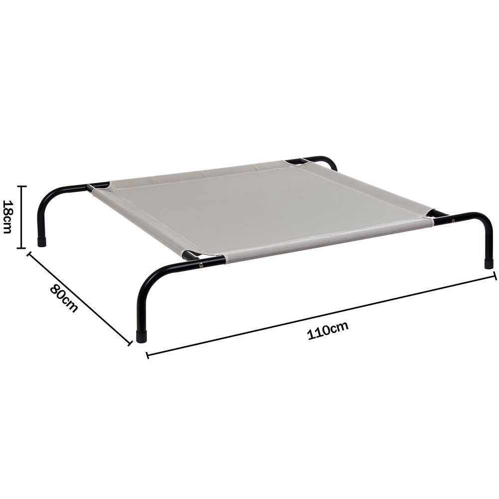 Cuccia Brandina Letto Cani Gatti Lettino Metallo e Tessuto Divanetto Cane 110x80