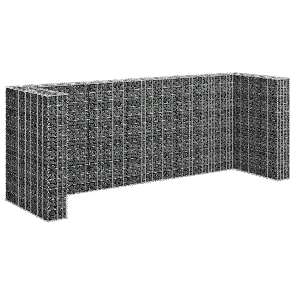 Gabbione per Bidoni in Acciaio Zincato 320x100x120 cm CFW4134250