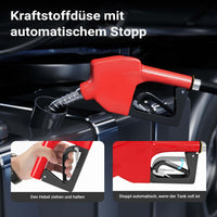 Mini distributore diesel gasolio con pompa autoadescante 230V 550W 60 l/min e pistola erogatrice
