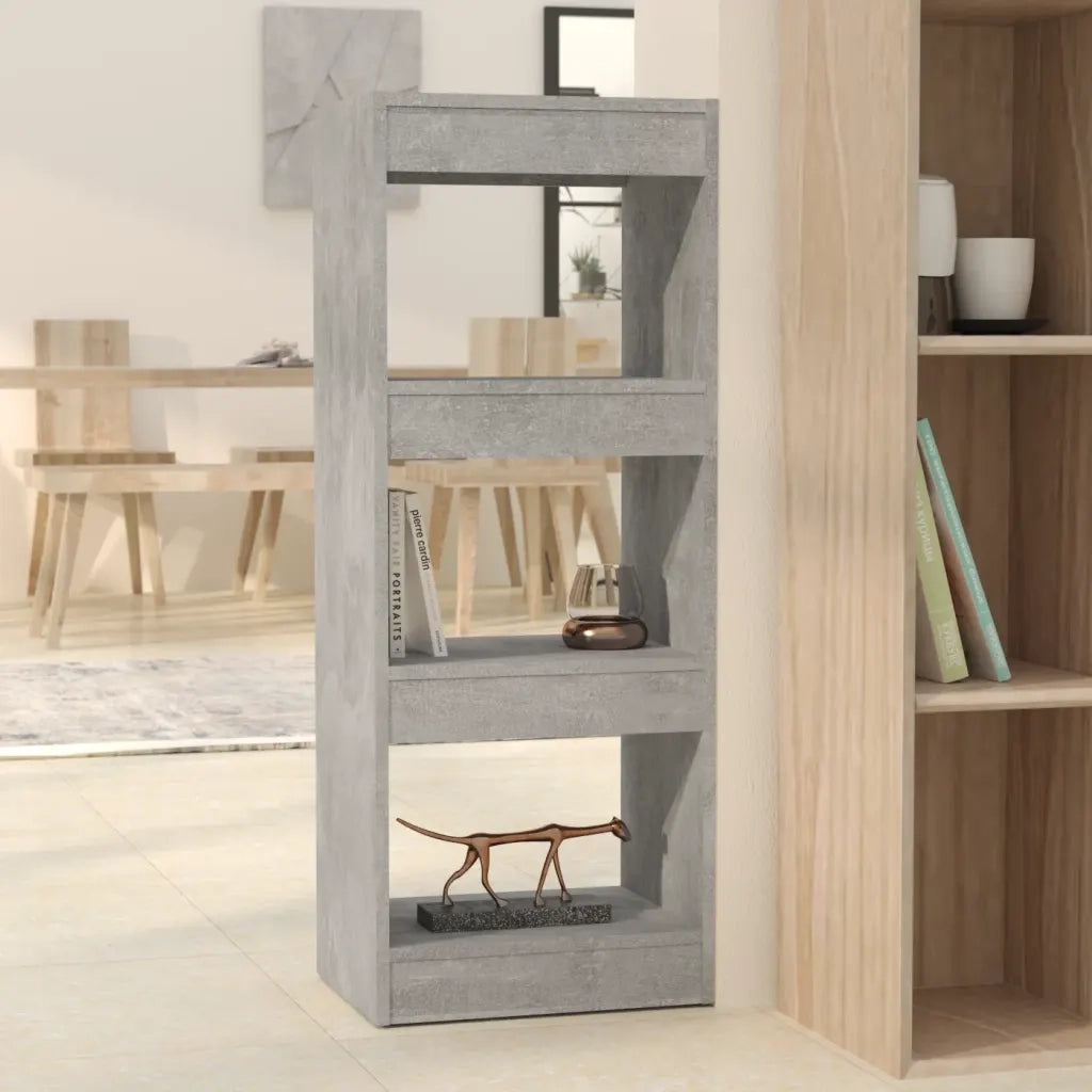 Libreria/Divisorio Grigio Cemento 40x30x103 cm in Truciolato 811614
