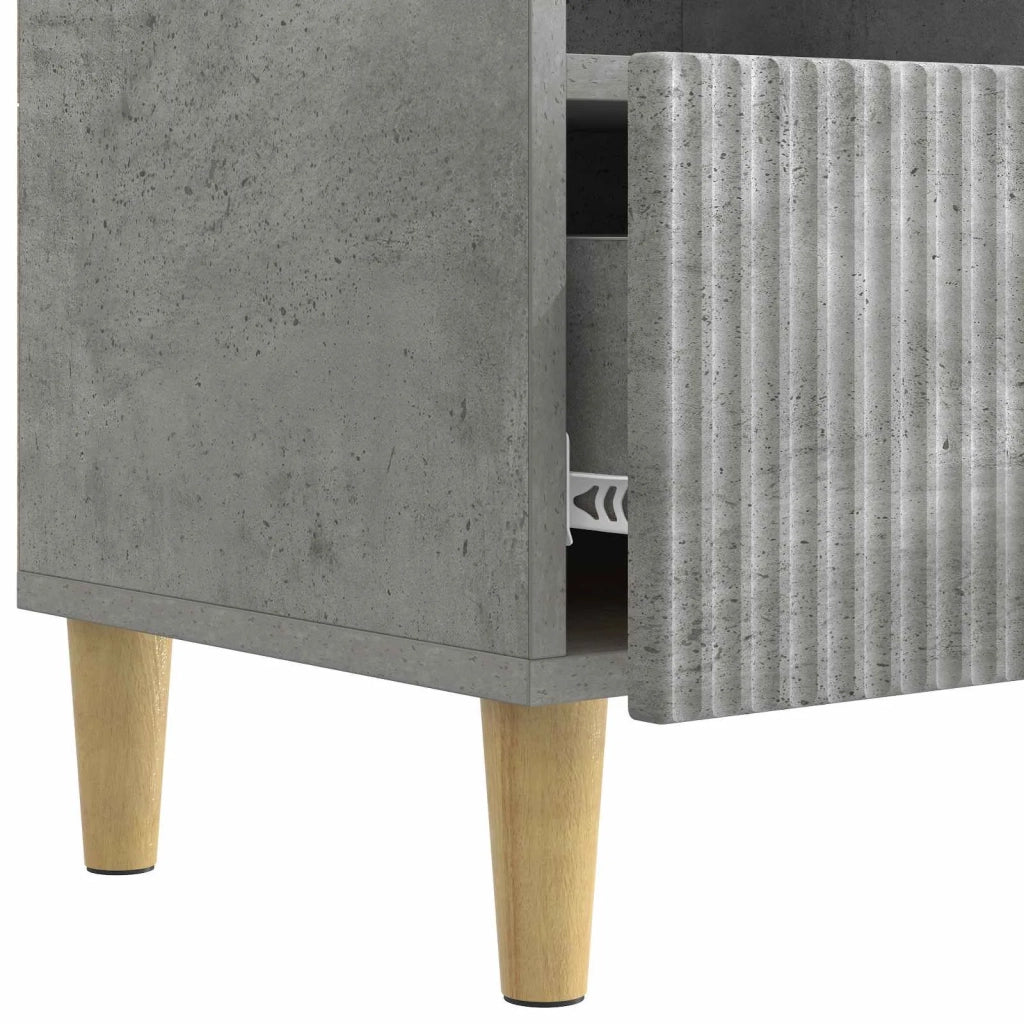Mobile TV con cassetto Grigio Cemento 102 x 34,5 x 50 cm 894678