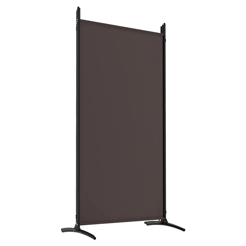 Divisorio a 6 Pannelli Marrone 520x180 cm in Tessuto 350271