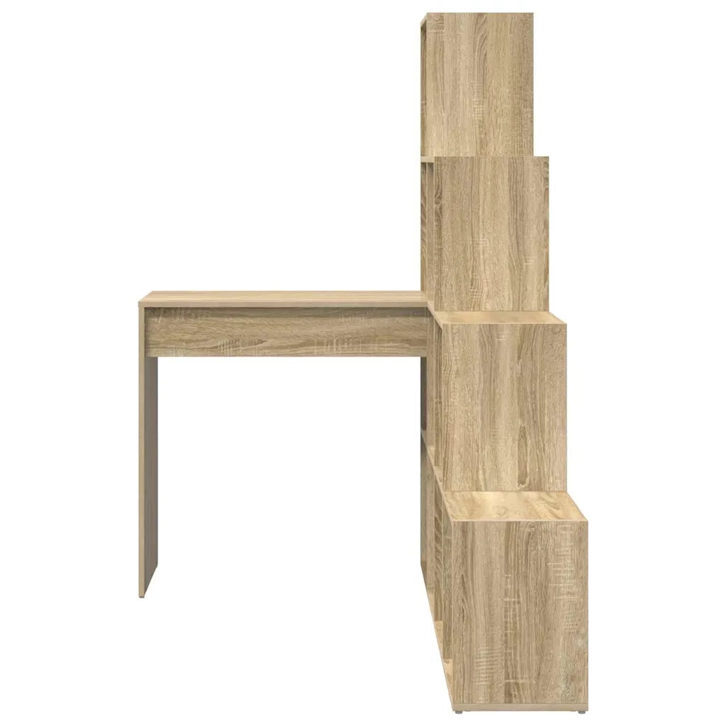 vidaXL Scrivania ad angolo rovere sonoma 101,5 x 149,5 x 149,5 cm