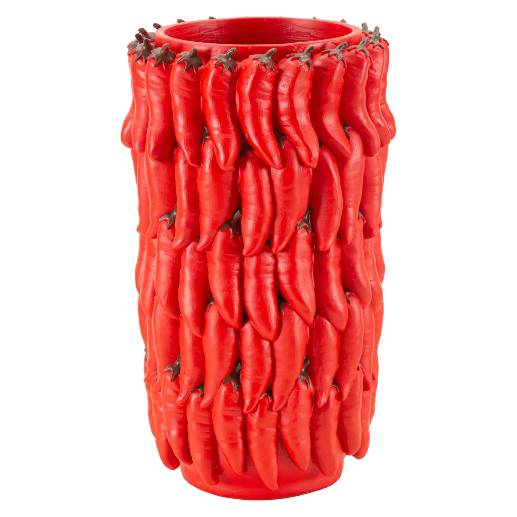 Elmo, Vaso Disegni con Peperoncini, Rosso