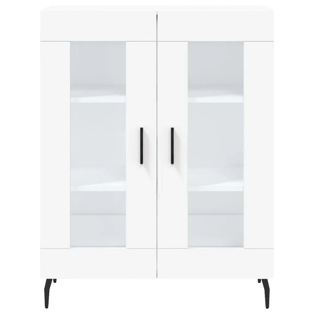 Credenza Bianca 69,5x34x180 cm in Legno Multistrato 3198289