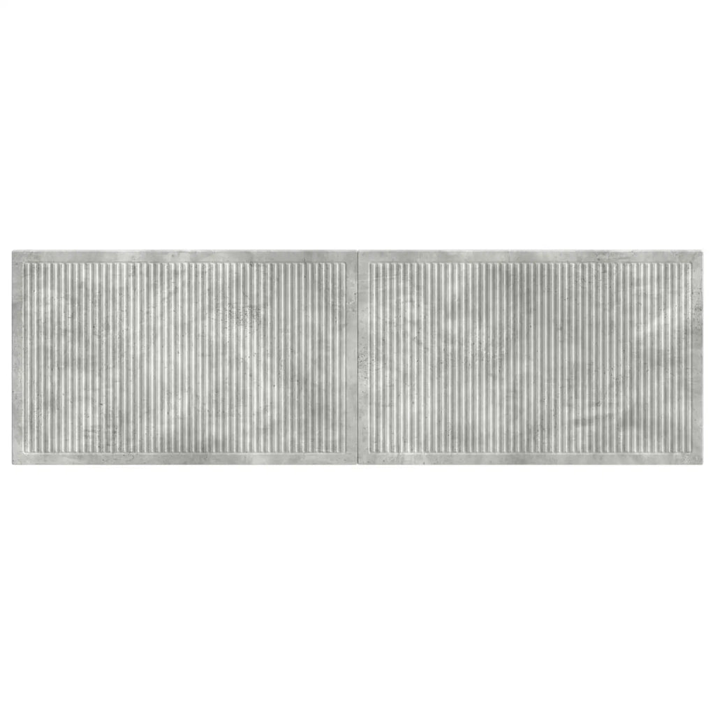 Testiera da Muro EDE Grigio Cemento Legno ingegnerizzato 896068
