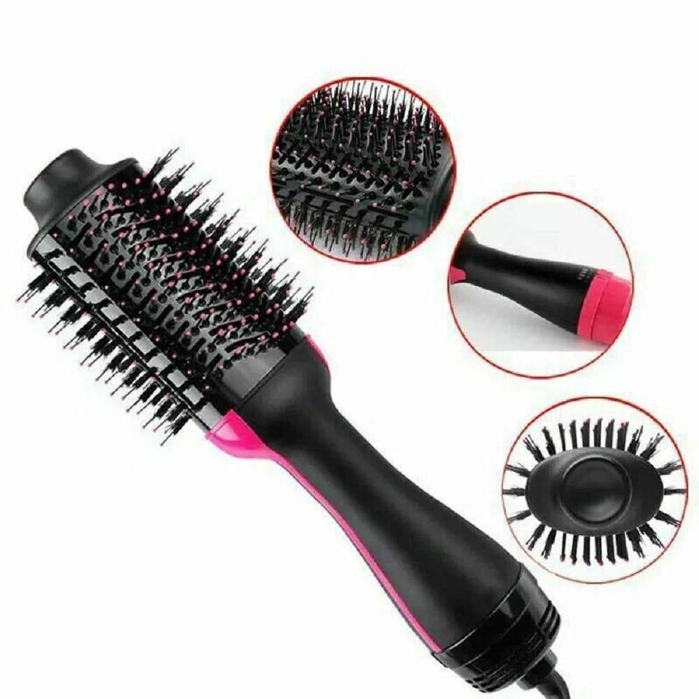Trade Shop - Spazzola Con Phon Asciugacapelli Lisciante Professionale Per Capelli One Step -