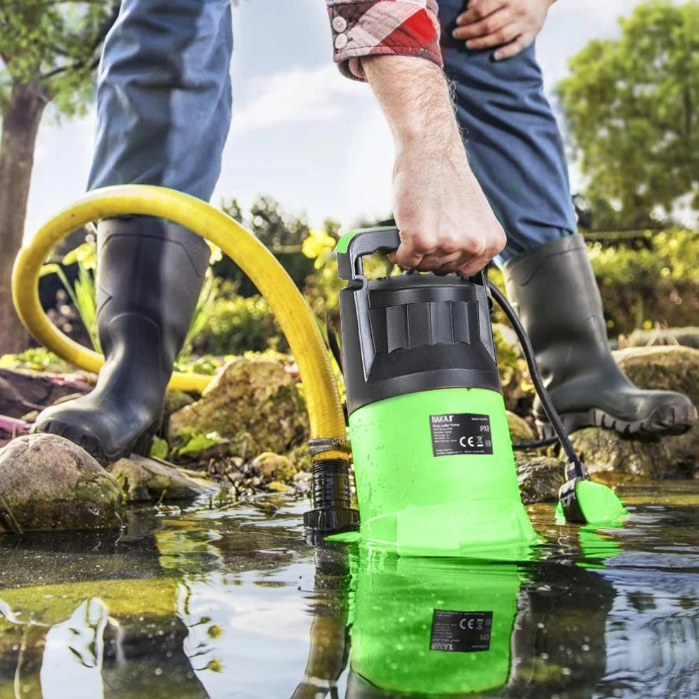 Pompa Immersione Elettropompa Sommersa Acque Scure Sporche e Chiare 400W 7000L/h