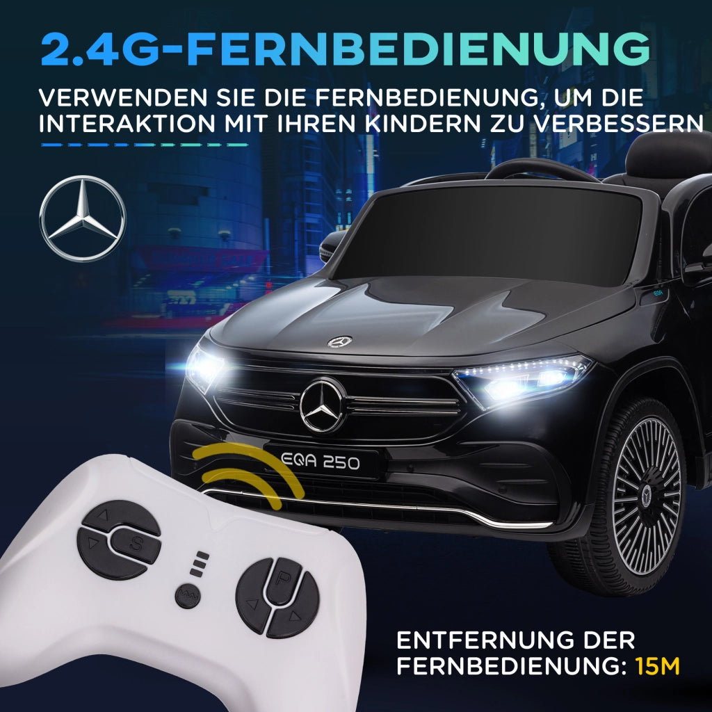 Auto Bambini Mercedes-Benz EQA ¨C zephmum ¨C Nero