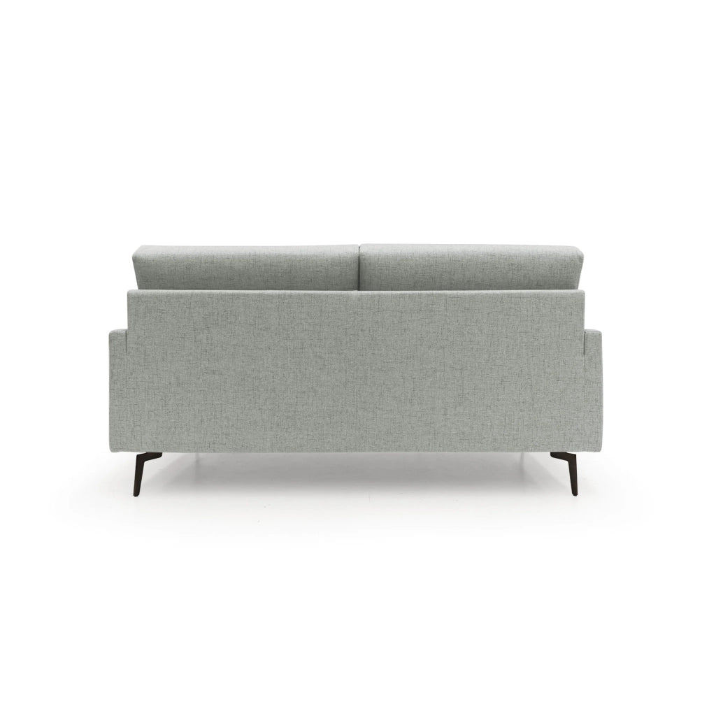 Saturno Divano moderno in tessuto morbido impermeabile T03 140 cm grigio chiaro
