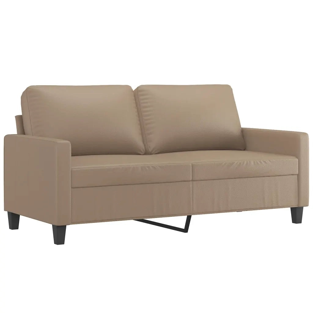 Set di Divani 3 pz con Cuscini cappuccino in Similpelle 3201417