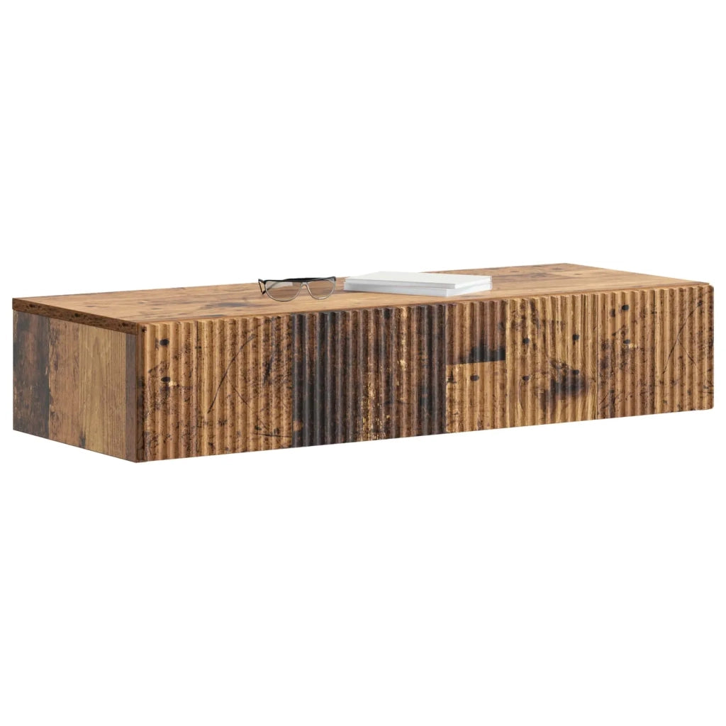 Tavolino da Parete Laterale Legno antico 87,5 x 34,5 x 17 cm 898503