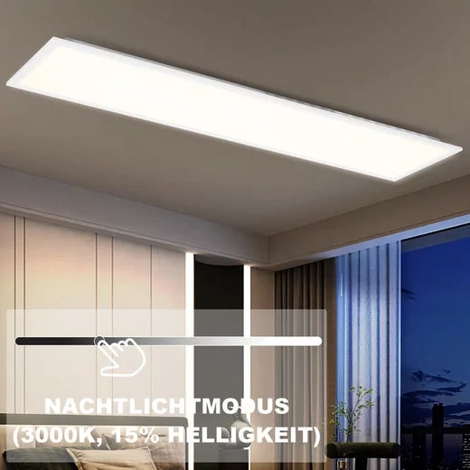 ZMH Lampada da soffitto plafoniera LED dimmerabile pannello lungo RGB per soggiorno officina corridoio