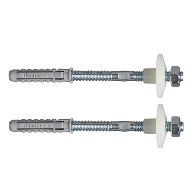 2 PZ ELEMENTI DI FISSAGGIO FISCHER PER LAVABI WST- Tass 14 Viti M10x140- FISCH- pezzi 1