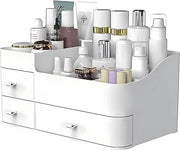 Organizzatore di trucco con cassetti, elegante conservazione per cosmetici e gioielli
