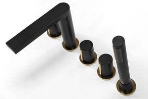 Rubinetto Da Vasca Rea Icon Black Matt