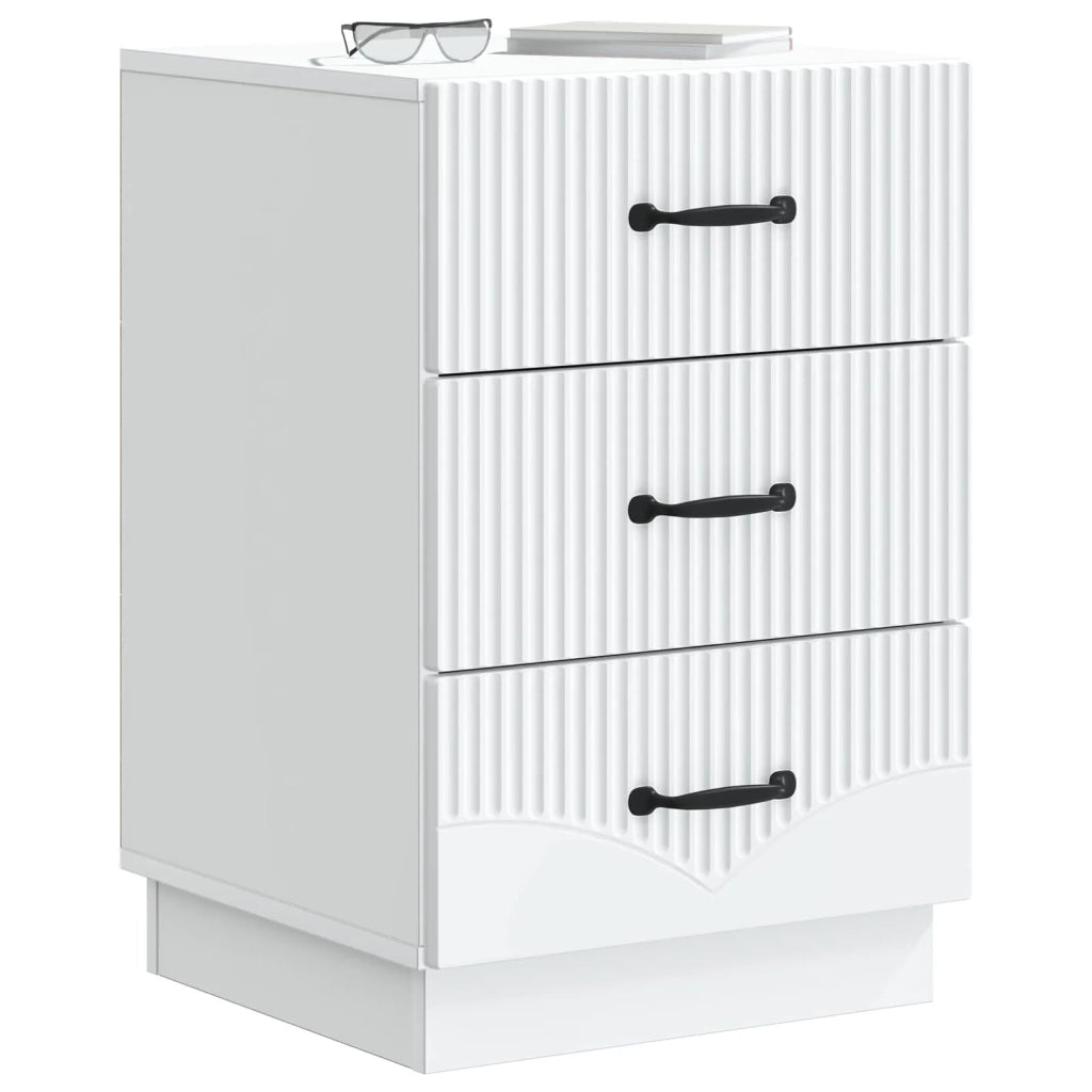 Armadio da Notte Bianco 43 x 41 x 63,5 cm Legno ingegnerizzato 895245