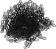 Clip per foglio 100 pezzi - Clip metallica per documenti - Organizzazione ufficio - Design creativo - Materiale per la gestione degli spazi di lavoro - Contenitore per archiviazione - Clip per foglio