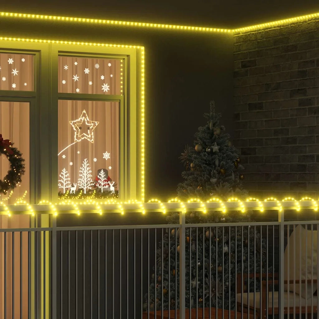 Luce a corda con 1200 LED Bianco caldo 50 m PVC CFW7514061