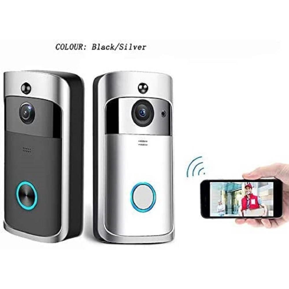 Trade Shop - Campanello Videocitofono Wifi Sicurezza Casa Allarme Porta Con Sensore Movimento -