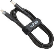 Cavo alimentatore USB Type C 100W con ingresso maschile a DC 55 mm x 21 mm - per laptop e notebook - filo Litz con doppio chip - cavo di ricarica - JD0608-1 (1 metro)