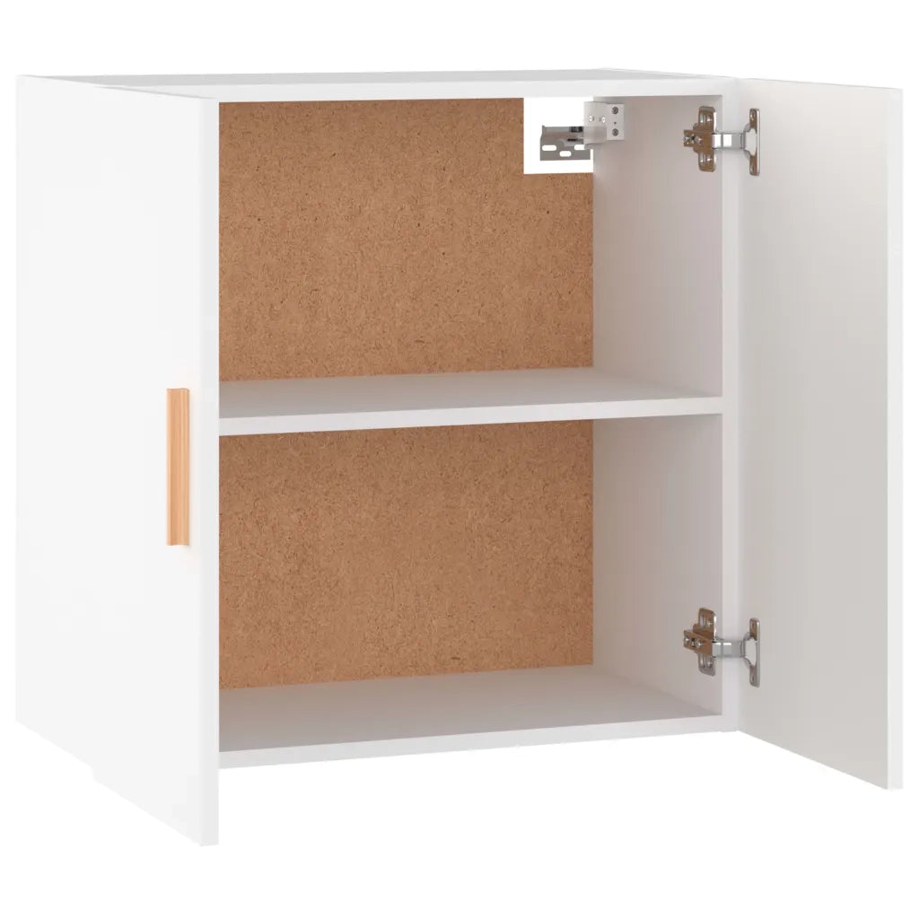 Armadietto a Muro Bianco 60x30x60 cm in Legno Multistrato 812888
