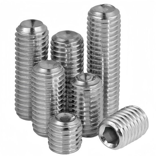 Viti M8 x 12 mm - Acciaio Inossidabile - Testa a Vaso Interno - Testa a Cilindro - Set di 10 pezzi - Viti a Filo