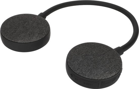 Altoparlanti portatili per collo - Audio Hi-Fi stereofonico con microfono anti rumore - Sistema di altoparlanti 3W x 2.