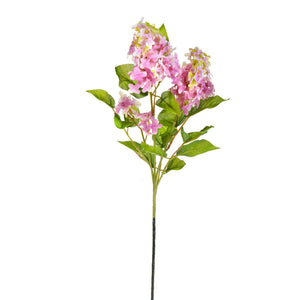 Set 6 Lillà Artificiali Composto da 3 Fiori Altezza 76 cm Rosa