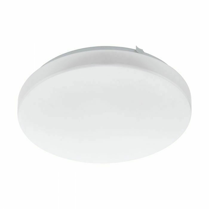 Plafoniera Led Rotonda Soffitto Applique Lampada Parete Interno Frania EGLO Dimensioni: Ø 430 mm - Bianca - 4000K Luce Naturale - 33382