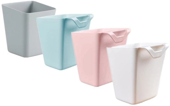 Contenitore di Cucina a Sospensione - 4 Pezzi - Contenitori di Archiviazione - Accessorio di Cucina - Organizzatore - Dimensioni 11,5x9,5x12/12,6 cm - Contenitore di Archiviazione