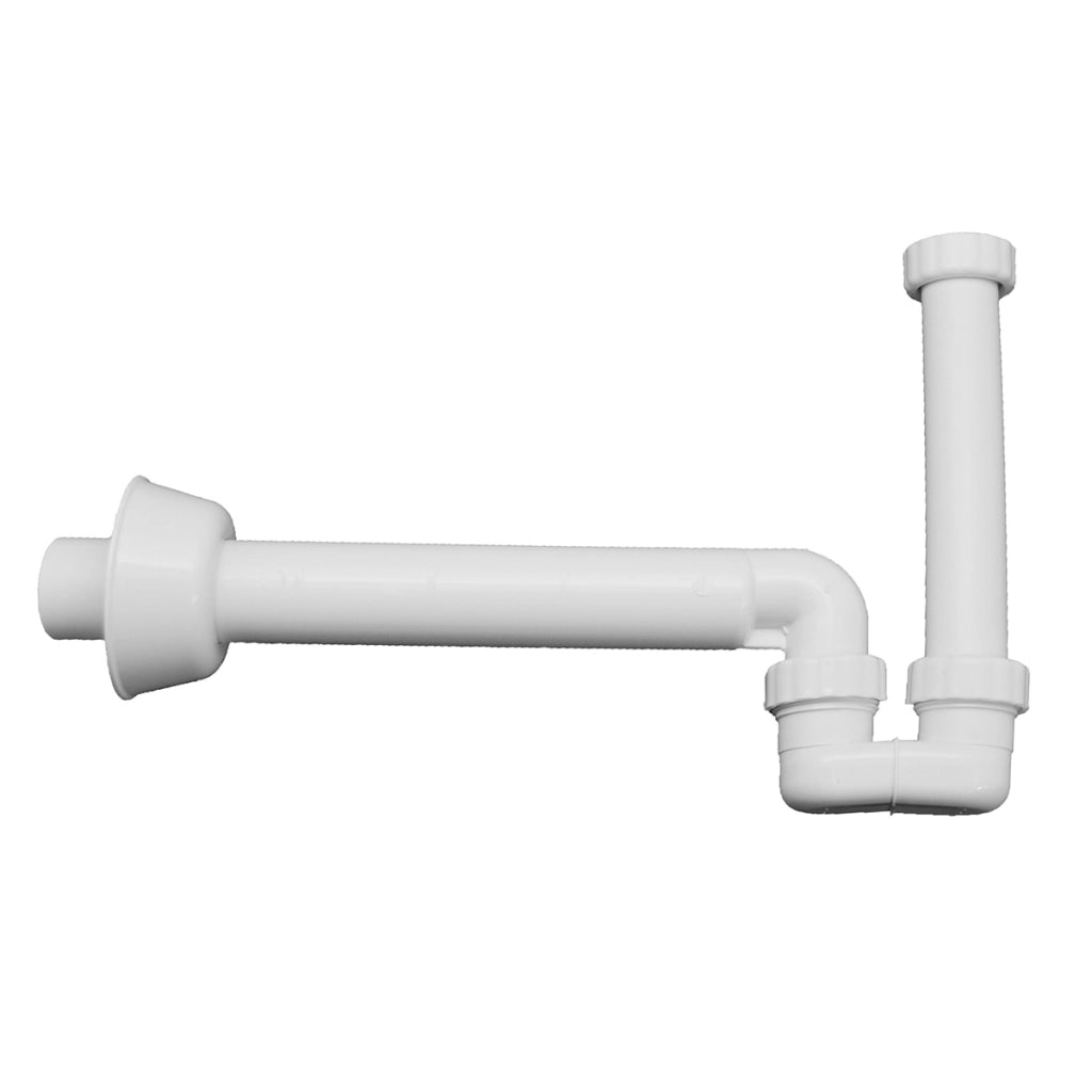 SIFONE PER SCARICO BIDET IN PP BIANCO- In. 11/4 - Out. 40- OLIVE- pezzi 1