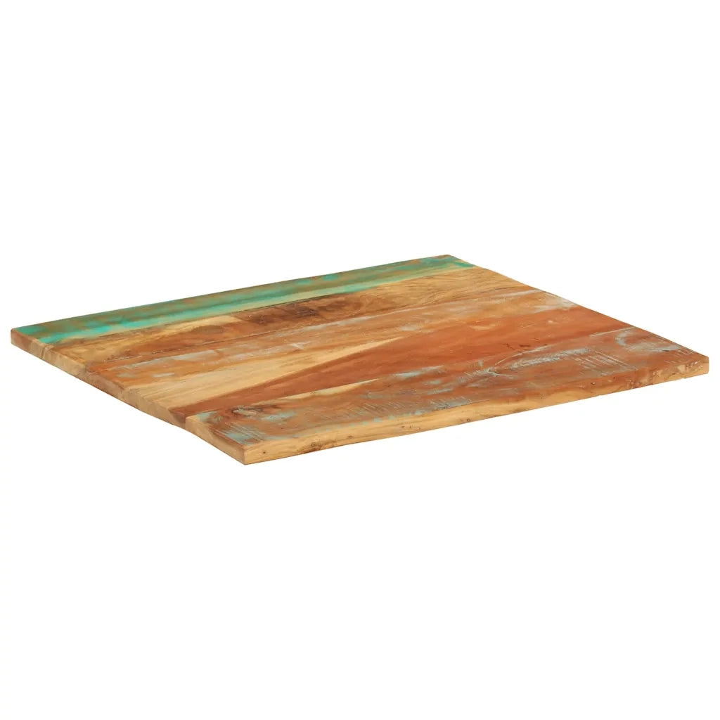 Piano Tavolo Rettangolare 70x80 cm 25-27 mm Legno di Recupero cod mxl 76754