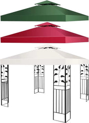 Paviljoendak 3x3 m, copertura di riserva per pavilione, tenda per tetto, impermeabile, doppio tetto, pavilione, diverse colori, beige