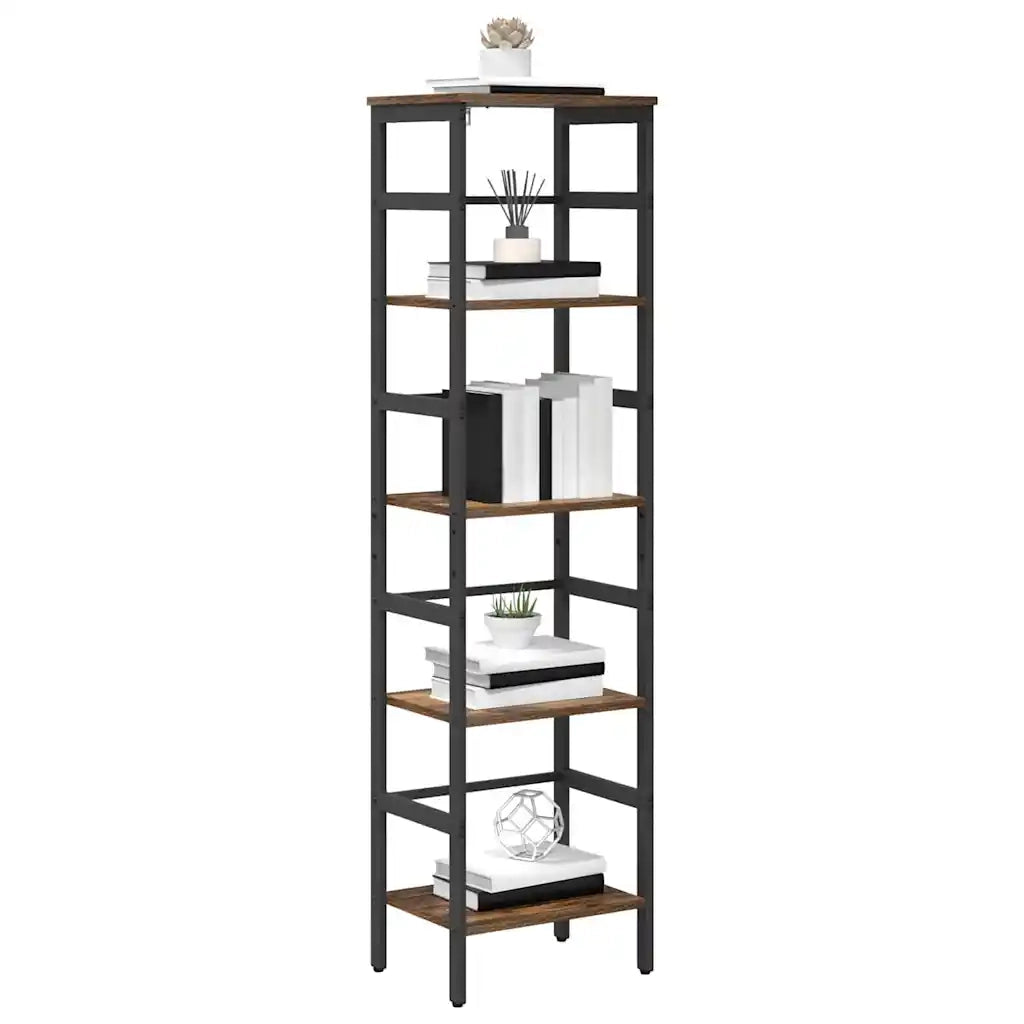 Libreria-Scaffale per Libri-Mobile di Stoccaggio Legno vecchio 40 x 29,5 x 149 cm Legno multistrato