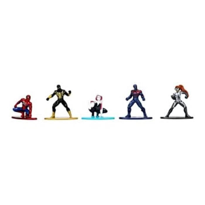 Cofanetto Spiderman - 18 figurine in metallo da 4 cm - Personaggi dell'universo di Spiderman