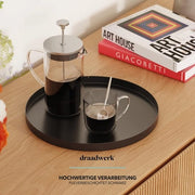 Piatto da tavolo decorativo nero diametro 30cm
