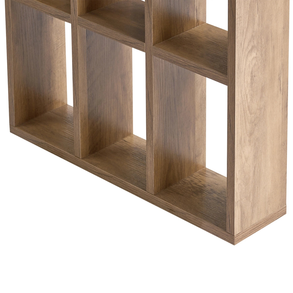 Scrivania da ufficio in stile scandinavo con cassetti MDF 120 x 60 cm 18 ripiani marrone chiaro stile scandinavo