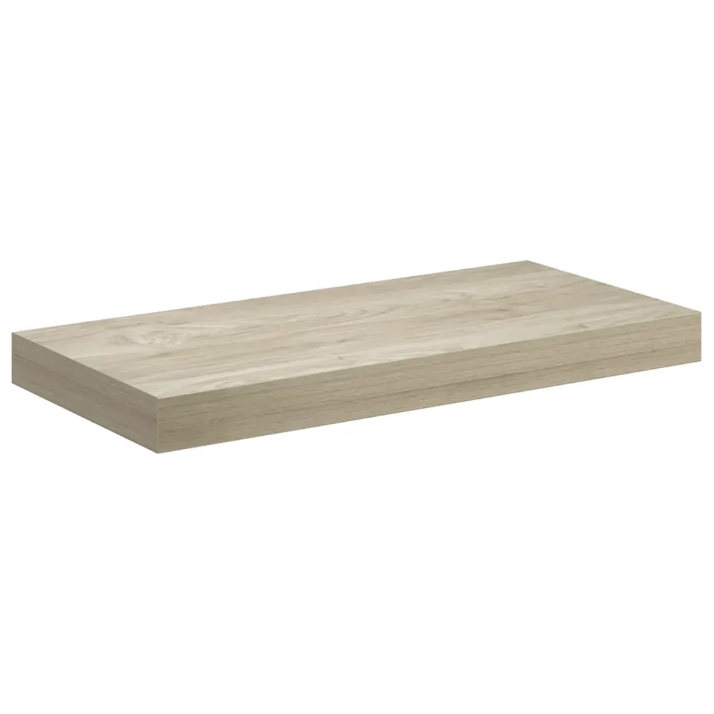 Scaffali a Parete 4 pz Rovere 50x23x3,8 cm in MDF 323873