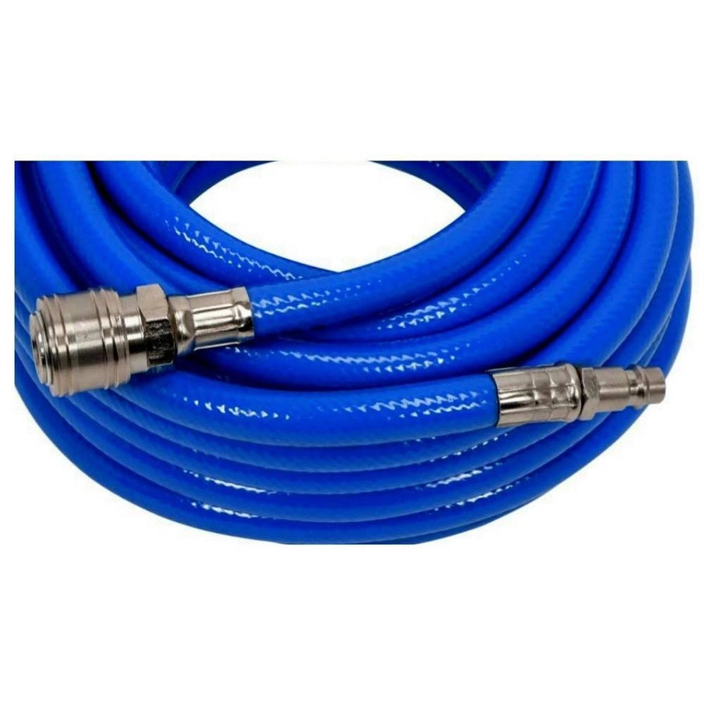Trade Shop - Tubo Aria Compressa Flessibile Per Compressore 20 Metri Raccordo Rapido 1/4″ -
