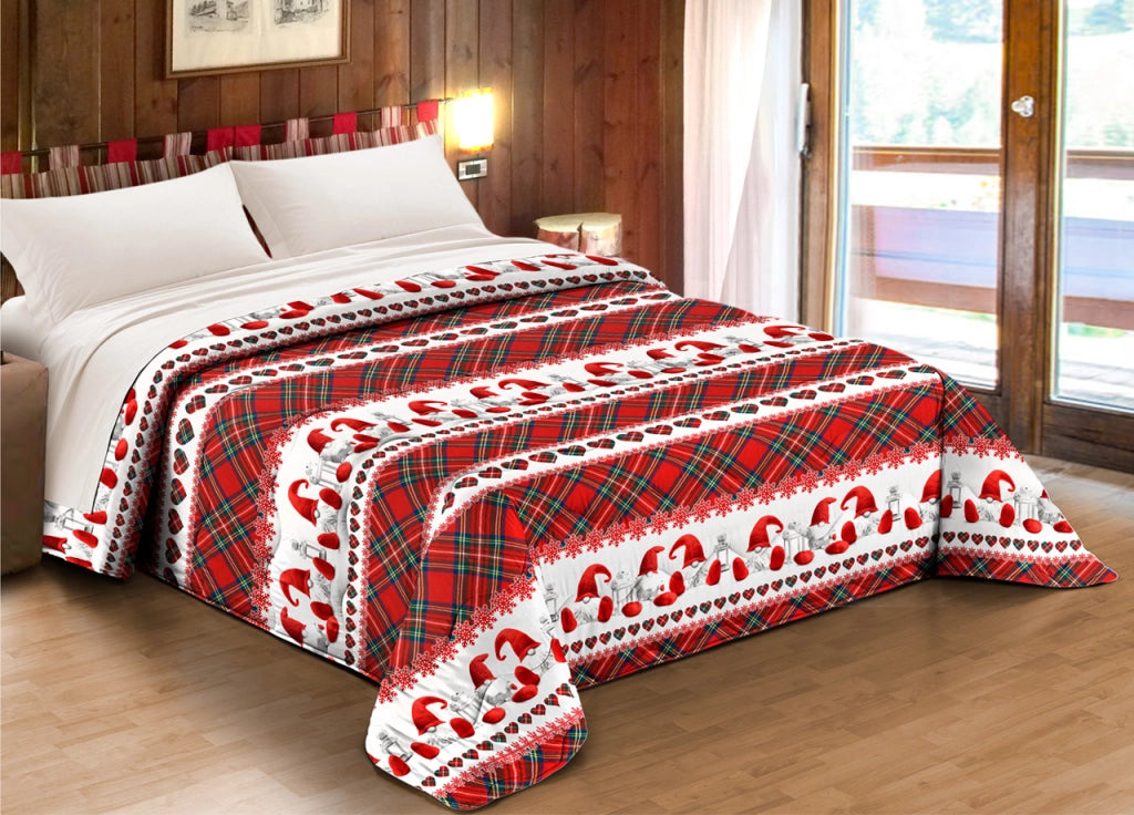 Trapunta Piumone Letto Invernale Imbottita 300gr Microfibra Scaldanotti Merano - 1 Piazza - Merano