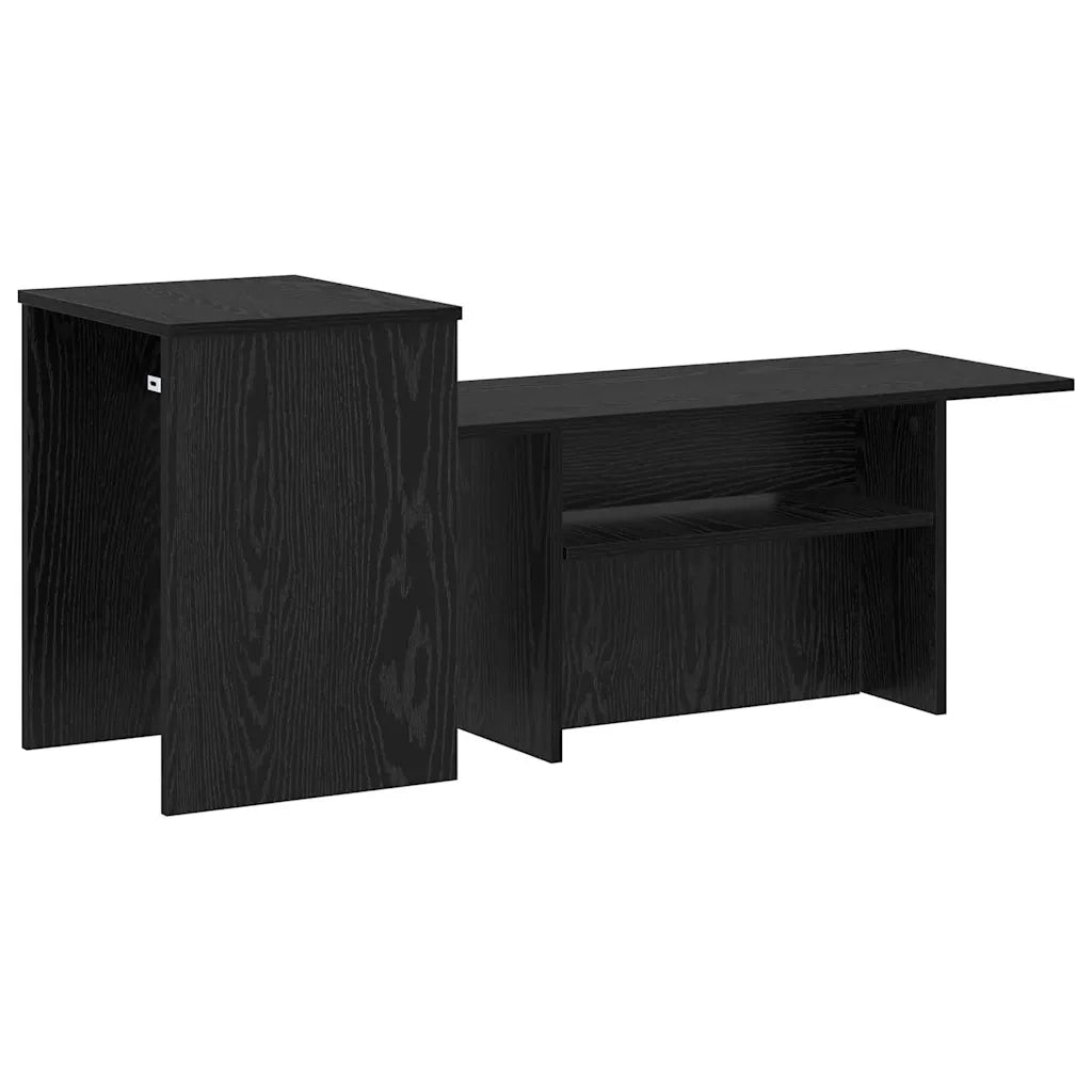 Tavolo consolle Rovere Nero 91,5 x 35 x 38,5 cm 891161