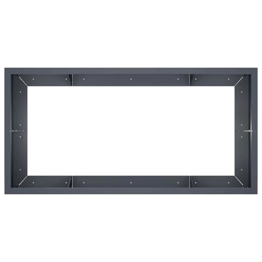 Muro di contenimento 6 pz 200 x 100 x 40 cm Acciaio Antracite 3449228