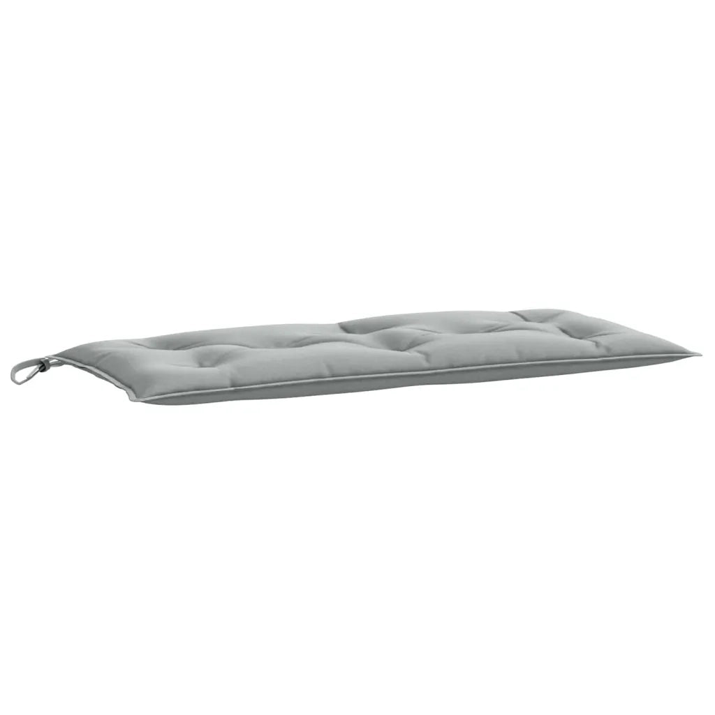 Cuscino Panca Giardino Grigio Chiaro MÃ©lange 100x50x7cm Tessuto