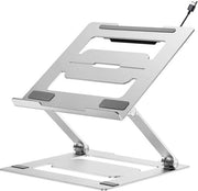 Standa per laptop ergonomico per scrivania compatibile con 11-17 pollici ventilato ripiegabile