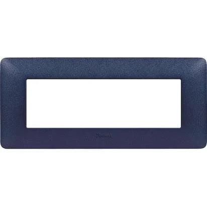 Placca Bticino Matix 6 moduli blu mercurio AM4806TBM